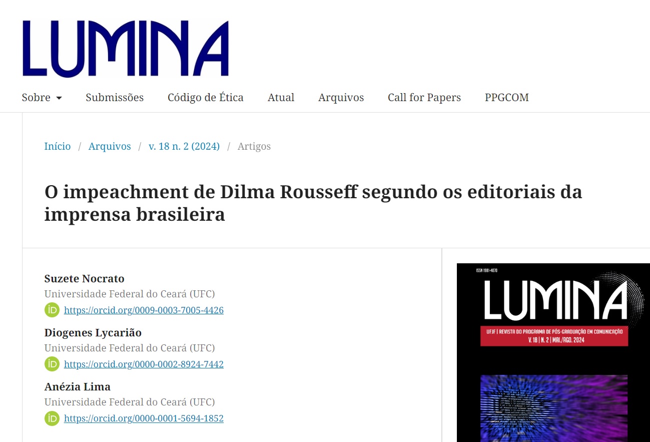 Publicação na Lumina